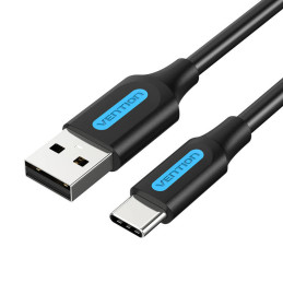 Charging Cable USB-A 2.0 to USB-C Vention COKBD 0,5m (black)