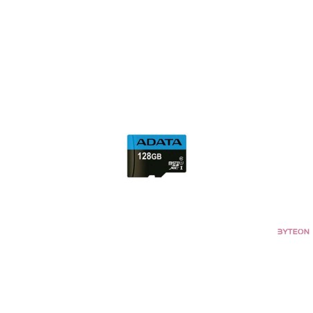 ADATA 128GB SD micro Premier (SDXC Class 10 UHS-I) (AUSDX128GUICL10A1-RA1) memória kártya adapterrel