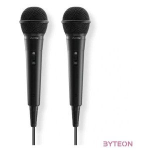 Hama Karaoke Microphone Set Black