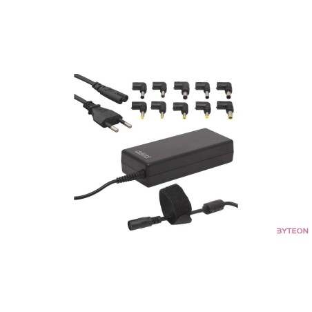 Delight Univerzális 90W laptop/notebook töltő adapter tápkábellel