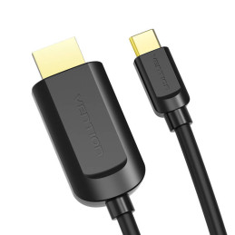 USB-C to HDMI, Vention CGUBG, 1,5m (black)