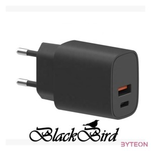 BLACKBIRD Hálózati Adapter T131 25W, Fekete