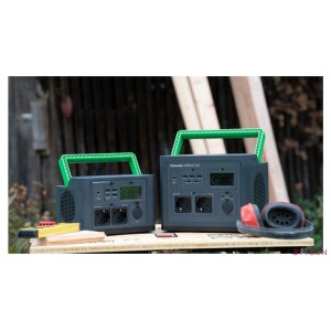 APC Schneider OFFGRID 330 hordozható akkumulátor állomás, 332Wh Lítium-ion, 2xSCHUKO, 3xUSB, 2x USB-C, Színuszos, LCD