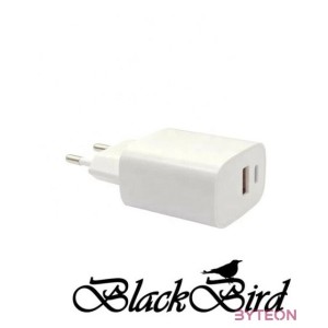 BLACKBIRD Hálózati Adapter T131 25W, Fehér