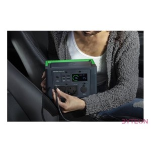 APC Schneider OFFGRID 330 hordozható akkumulátor állomás, 332Wh Lítium-ion, 2xSCHUKO, 3xUSB, 2x USB-C, Színuszos, LCD