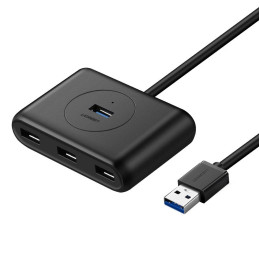 UGREEN USB 4 az 1-ben USB 3.0 hub 0,5 m (fekete)