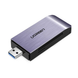 UGREEN 4 az 1-ben USB adapter  SD + microSD kártyaolvasó (ezüst)