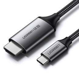 UGREEN 4K UHD 1,5 m-es USB-C-HDMI kábel (fekete)