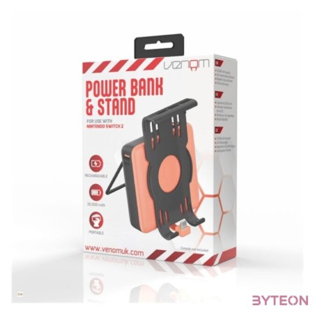 VENOM Nintendo Switch 2 Kiegészítő Powerbank 20000 mAh, VS4957