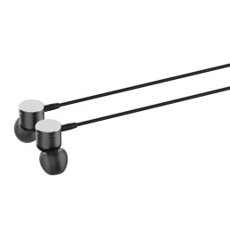 LDNIO HP04 wired earbuds, 3.5mm jack (black)