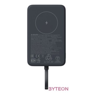 Xiaomi 33W Magnetic Power Bank 10000mAh (Integrated Cable) Gray , BHR9823GL