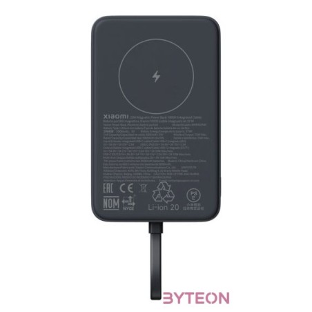 Xiaomi 33W Magnetic Power Bank 10000mAh (Integrated Cable) Gray , BHR9823GL