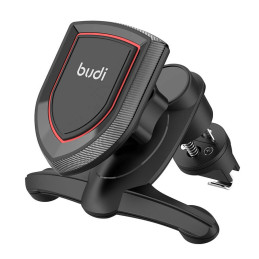 Budi 520 magnetic air vent car holder, rotating (black)