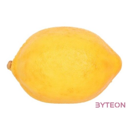 Citrom, műgyümölcs élethű dekoráció, 9 x 6 x 6 cm