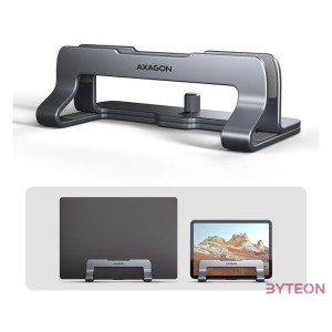 AXAGON STND-VG vertical stand for laptops and tablets Grey