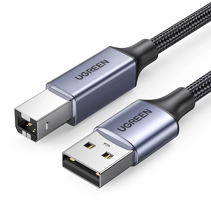 UGREEN USB 2.0 A - B Kábel, 5m (fekete)