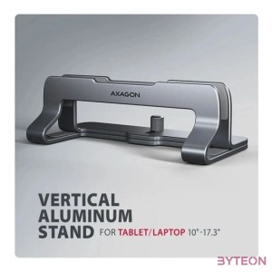 AXAGON STND-VG vertical stand for laptops and tablets Grey