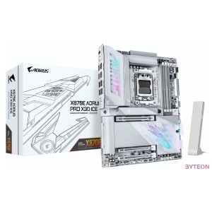 GIGABYTE Alaplap AM5 X870E AORUS PRO X3D ICE AMD X870, ATX