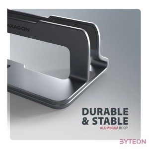 AXAGON STND-VG vertical stand for laptops and tablets Grey