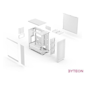 FRACTAL DESIGN Epoch White TG Clear tint