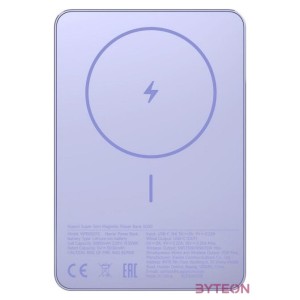 Xiaomi Super Slim Magnetic Power Bank 5000 Purple , BHR08PNGL