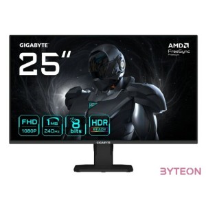 Gigabyte GS25F2A 62,2cm (24,5) FHD IPS Gaming Monitor 169 HDMI,DP 240Hz 1ms HDR Sync