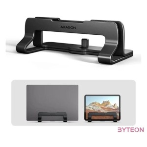 AXAGON STND-VB vertical stand for laptops and tablets Black