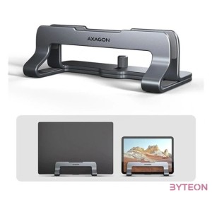 AXAGON STND-VG vertical stand for laptops and tablets Grey