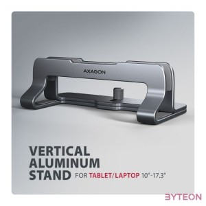 AXAGON STND-VG vertical stand for laptops and tablets Grey