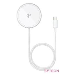 Baseus Simple Mini4 Air Magnetic vezeték nélküli töltő 15W, ezüst