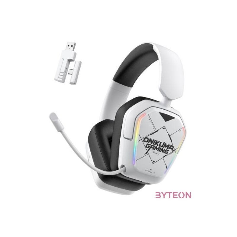 ONIKUMA BT883 játék fejhallgató (fehér)