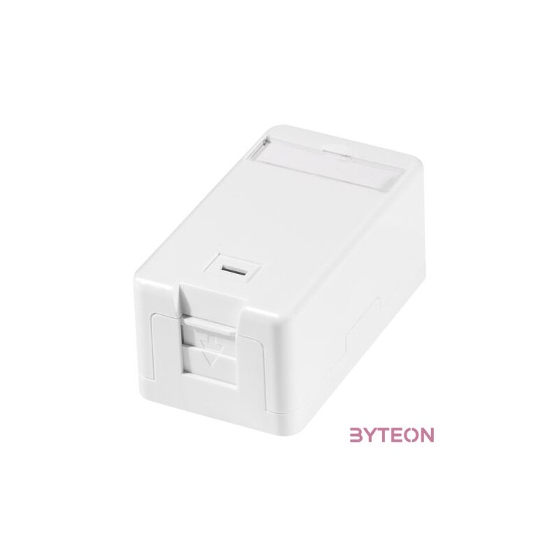 Logilink Felületre szerelhető doboz 1 Keystone csatlakozóhoz, rugós redőnnyel