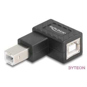 Delock USB 2.0 adapter B-típusú USB apa  B-típusú USB anya 90 -ban jobbra hajlított