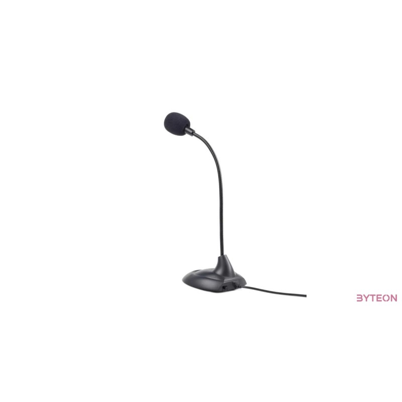 Gembird MIC-205 fekete asztali mikrofon