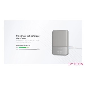 EcoFlow RAPID mágneses powerbank, 10000mAh, (fekete).