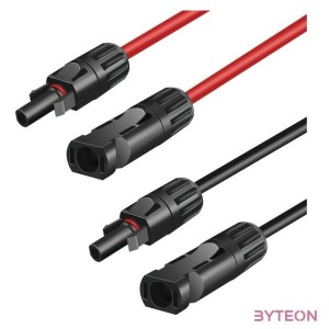 Logilink Szolár hosszabbító kábelkészlet, MC4,M - MC4,F, 6 mm2, CU, 1 m