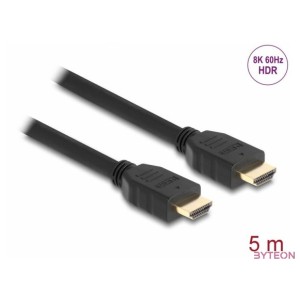 Delock High Speed HDMI kábel 48 Gbps 8K 60 Hz, fekete 5 m