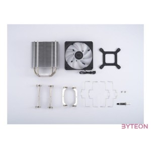 COOLER MASTER CPU hűtő HYPER 212 SPECTRUM V3, LGA1851 támogatással, ezüst