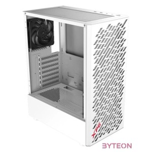 ADATA XPG Ház Midi ATX Valor AIR, 4x120mm ventilátor, Tápegység nélkül, üvegfalú, fehér