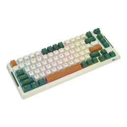 Mechanical keyboard Royal Kludge RKH81 RGB, Sky cyan switch (white)