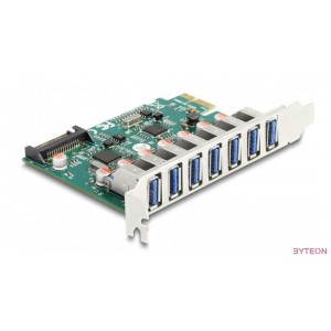 Delock PCI Express x1 Kártya -7 x külső USB 5 Gbps A-típusú anya