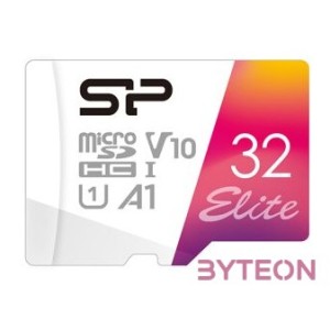 SILICON POWER Memóriakártya MicroSDHC 32GB CL10 UHS-I U1 V10  adapter