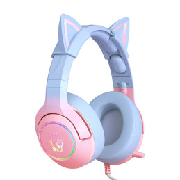 Gaming headphones ONIKUMA K9 Pink/Blue