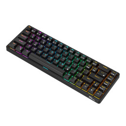 Mechanical keyboard Royal Kludge RK837 RGB, Brown switch (black)