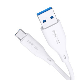 USB-A to USB-C Cable Ricomm RLS007ACW 2.1m