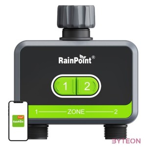 RainPoint 2 zónás öntözésvezérlő alkalmazással