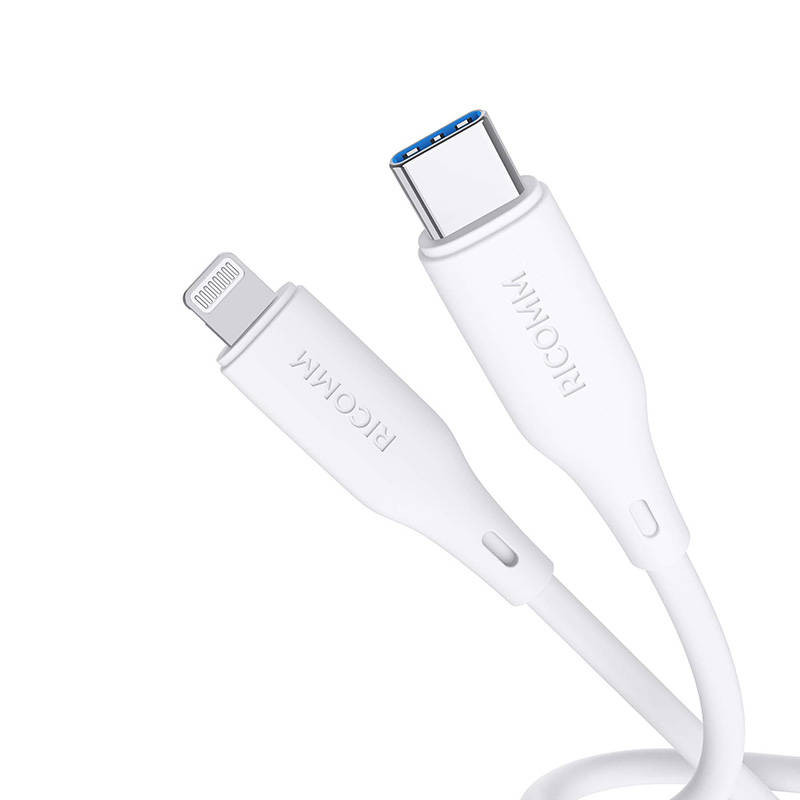 USB-C to Lightning Cable Ricomm RLS004CLW 1.2m