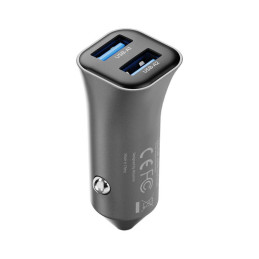 Car Charger 24W Ricomm RA241 2xUSB-A