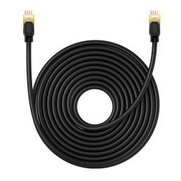 Network cable cat.8 Baseus Ethernet RJ45, 40Gbps, 10m (black)