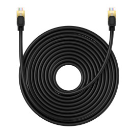 Network cable cat.8 Baseus Ethernet RJ45, 40Gbps, 15m (black)